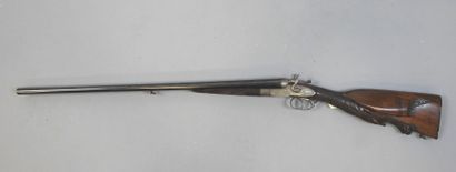 Fusil LIEGEOIS à chiens extérieurs, calibre...