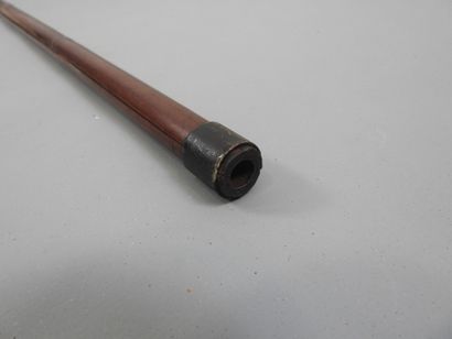 Canne fusil recouverte de bambou, calibre...