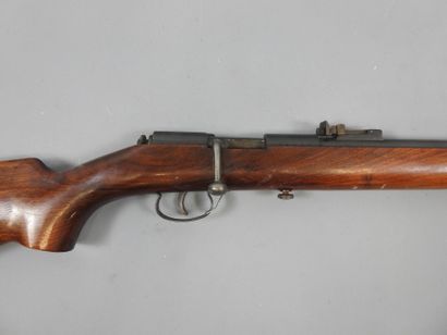 Carabine à verrou artisanale, calibre 22...