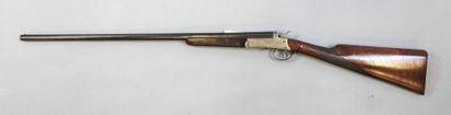 Fusil monocanon LIEGEOIS, calibre 28. Canon...