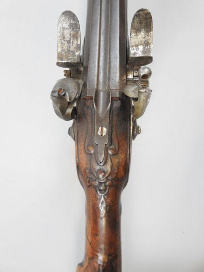 Fusil à silex EMAR CONON, calibre 16. Pontet...