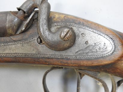 Fusil à chiens extérieurs, calibre 16, canons...