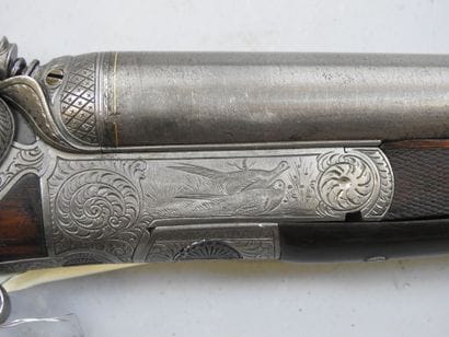 Fusil ALLEMAND à chien extérieur, calibre...
