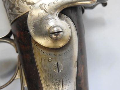 Fusil à broche LEFAUCHEUX, calibre 12. Canon...