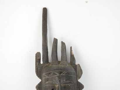 BAMBARA, Mali: Ntomo comb mask in carved...