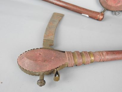 TOMA - SIERRALEONE 
Three ceremonial axes...