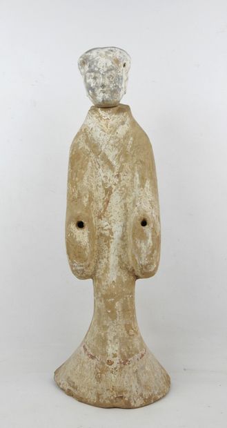 Grande figurine funéraire (mingqi) d'une...