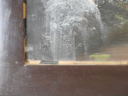 Ecole VIETNAMIENNE du XXème siècle : Paysage...