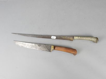 ALGERIA: Two daggers with tapered blade,...