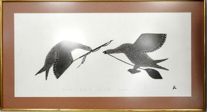 Gyta EESEEMAILEE (né en 1955) : Hunter birds....