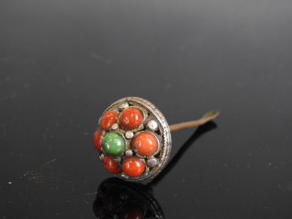 CHINE - XXe siècle
Flacon tabatière en agate...