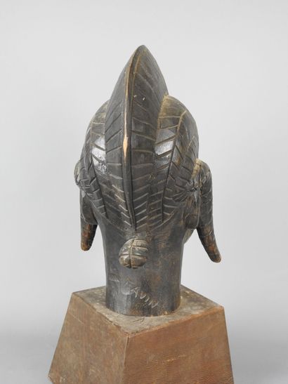 Roger FAVIN (?-1990): Carved blackened wood...