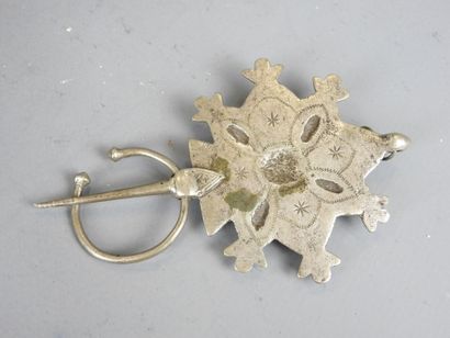 NORTH AFRICA: Bracelet mounted in a silver-plated...