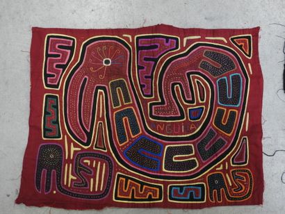 -CUNA, San Blas, Panama.
Women's hand-sewn...