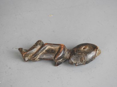LOBI, Burkina Faso: Four protection statuettes...