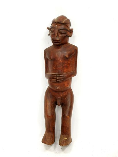 YAKA / SUKU, DR Congo: Statue of a standing...