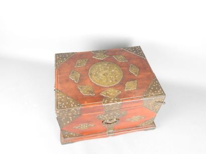 CHINA: Cabinet box in wood stained to imitate...