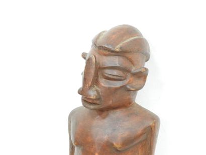 YAKA / SUKU, DR Congo: Statue of a standing...
