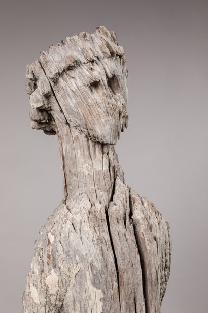 SAKALAVA du sud, Madagascar.
Bois sculpté...