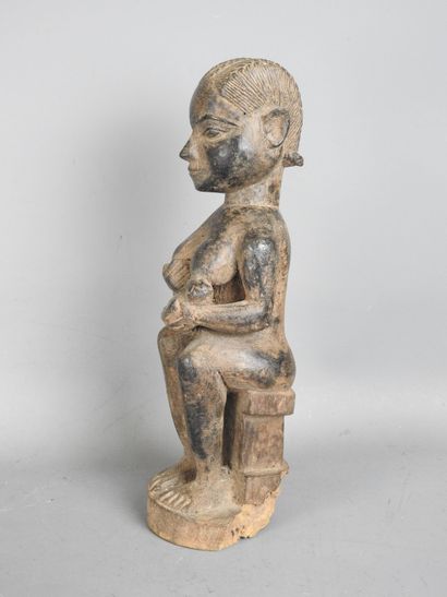 BAOULE, Ivory Coast: Maternity statue of...