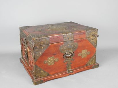 CHINA: Cabinet box in wood stained to imitate...