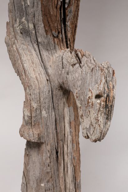SAKALAVA du sud, Madagascar.
Bois sculpté...