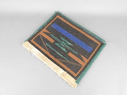 NDEBELE, South Africa: Canvas bag, the outside...