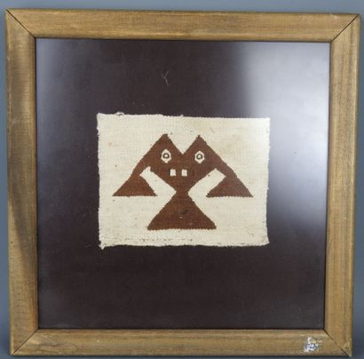 CHIMU, PERU: Framed with a fragment of pancho...