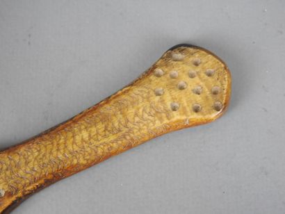 LEGA, DRC
Ancient bone spoon used by the...