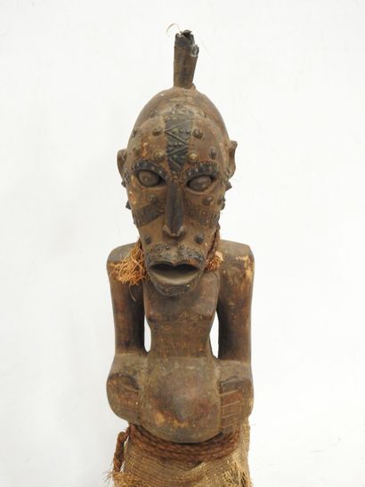 SONGYE, RD CONGO: NKISI magic statue of a...