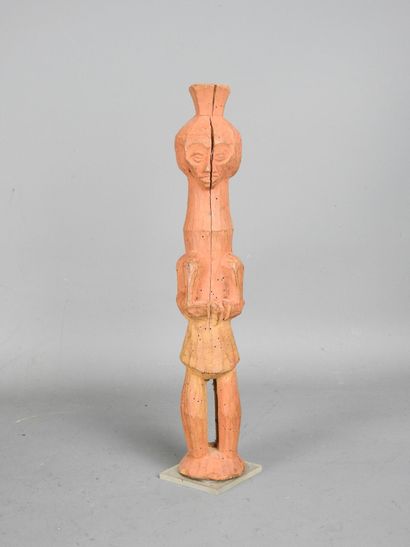 LULUA, RDC : Statuette cultuelle figurant...