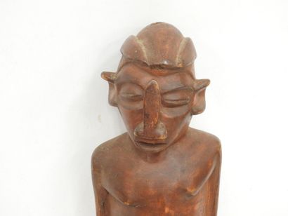 YAKA / SUKU, DR Congo: Statue of a standing...