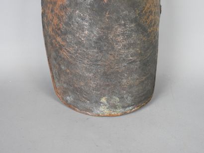 NEPAL: Rare hammered copper shaman mask with...