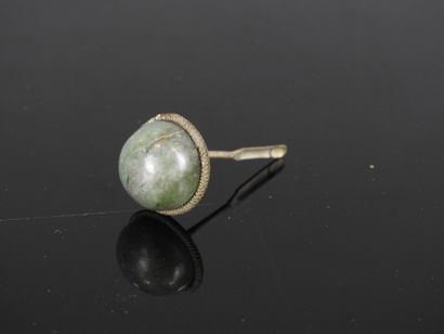 CHINA - 19th century
Carved turquoise snuff...