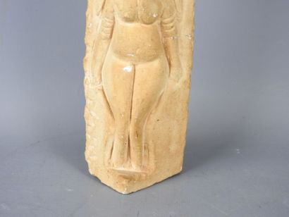 VOTICE STATUE in bas-relief representing...
