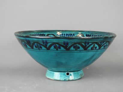 SAFI, Morocco: Hollow earthenware bowl on...