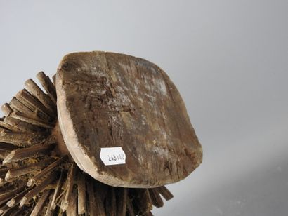 Copy of a Kongo fetish in carved wood and...