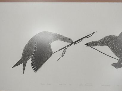 Gyta EESEEMAILEE (né en 1955) : Hunter birds....