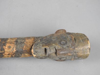 KOTA, Gabon 
Old musical instrument neck,...