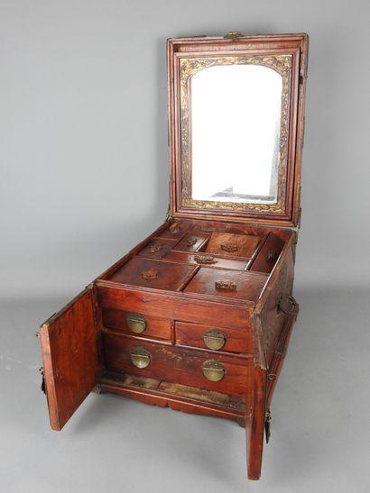 CHINA: Cabinet box in wood stained to imitate...