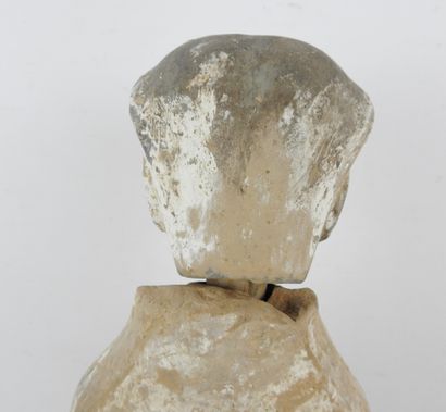 Grande figurine funéraire (mingqi) d'une...