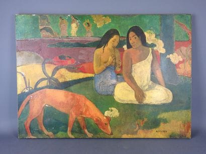Paul GAUGUIN (1848-1903) : Area rea. Impression...