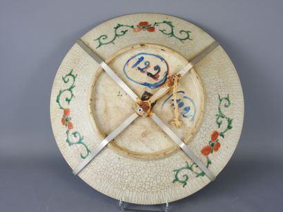 CHINE, Nankin : Plat de forme circulaire...