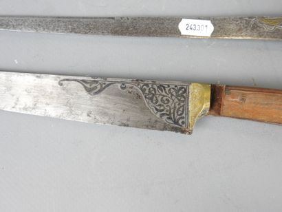 ALGERIA: Two daggers with tapered blade,...