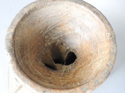 AFGHANISTAN or INDRE: Mortar element in carved...