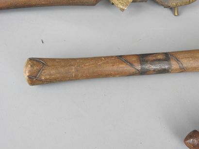 TOMA - SIERRALEONE 
Three ceremonial axes,...