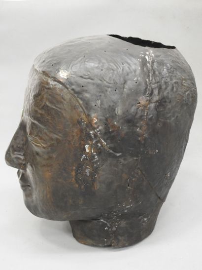 ASIA: Very important embossed copper Buddha...