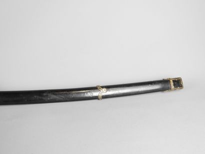 JAPAN: Katana with handle covered in shagreen...