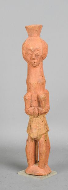 LULUA, RDC : Statuette cultuelle figurant...