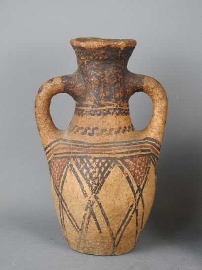 Grande KABYLIE: Terracotta baluster-shaped...